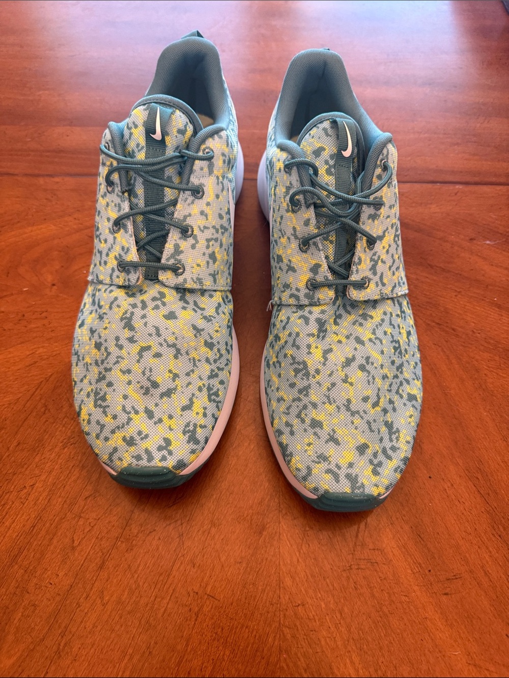 New Nike Roshe Mens Sz14 Ocean Bliss Spikeless Golf Shoes Mdl FD 2599-400